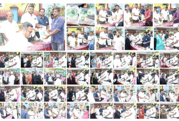ரமலான் மாதத்தை முன்னிட்டு நலிவடைந்த இஸ்லாமிய 1000 குடும்பத்துக்கு 500 மதிப்புள்ள பிரியாணி செய்யும் பொருட்கால் வாழங்கப்பட்டது.