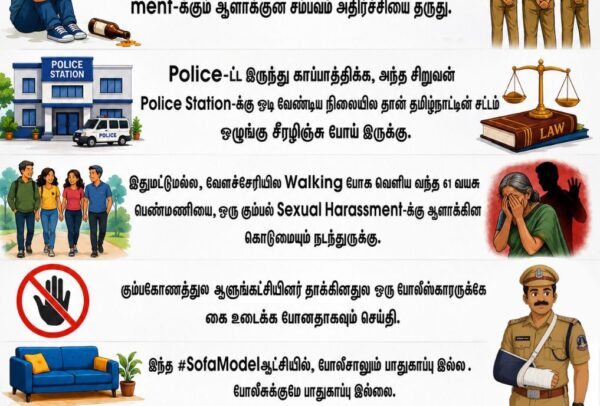 சட்டம் இருக்கிறது, நடவடிக்கை எங்கே? – பொதுமக்கள் பாதுகாப்பை உறுதி செய்வோம்